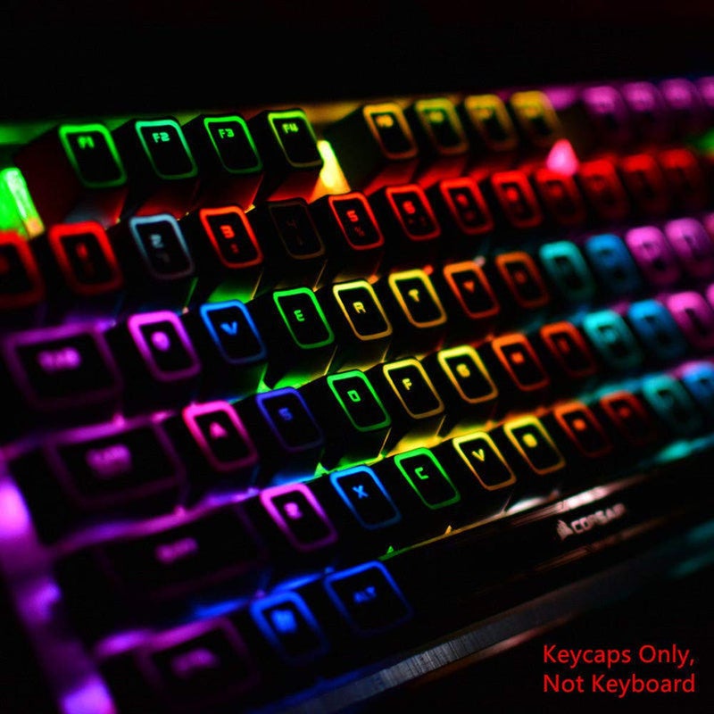 TS Keycap 104 Keycaps ROG Backlit Keycap for Corsair K70 Lux K95 K65 K63 K68 K70 MK.2 K95 Platinum Strafe MK.2 Mechanical Keyboards Gaming - Image 2